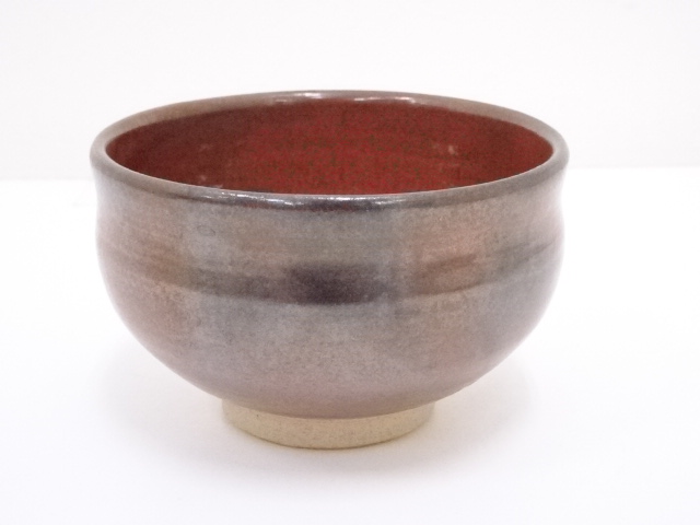 JAPANESE TEA CEREMONY / TEA BOWL CHAWAN / IRON GLAZE 